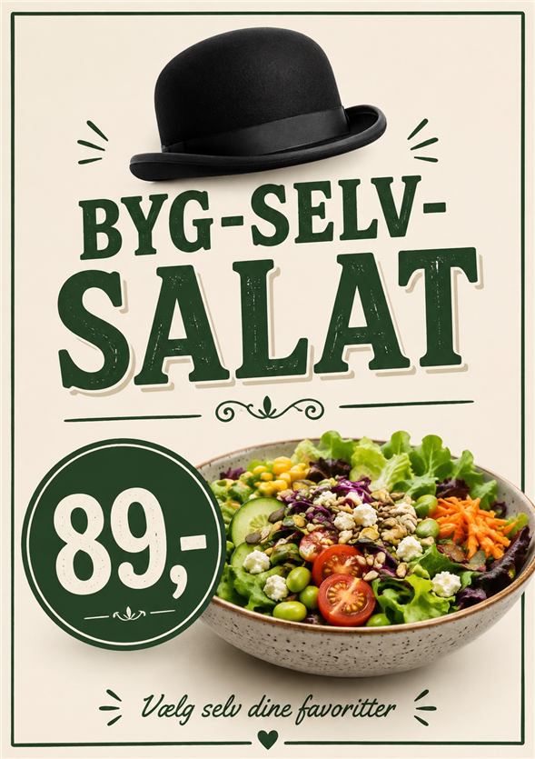Byg selv salat