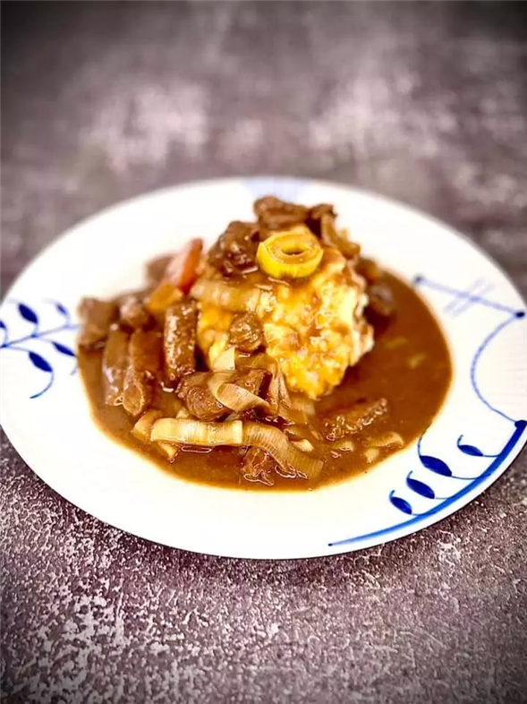 Fredag - Bøf stroganoff med kartoffelmos